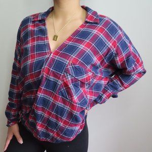 Plaid Blouse